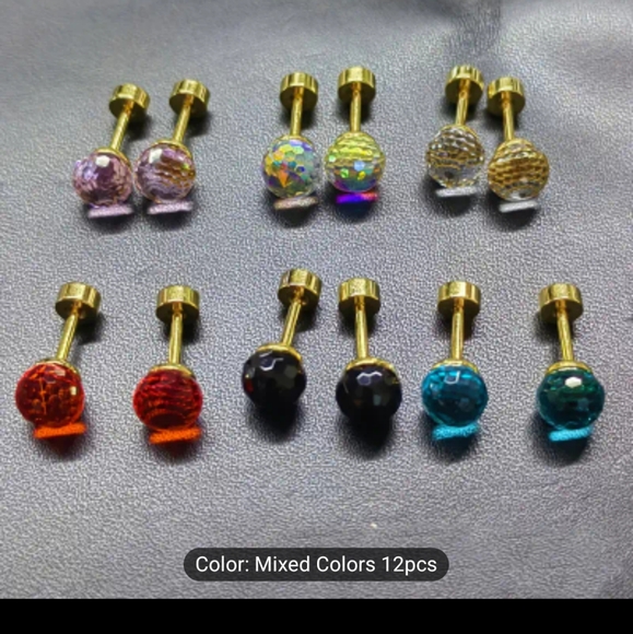Stainless Steel Earring Set - Picture 1 of 2
